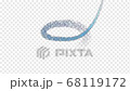 Particle background material Rotating blue light 68119172