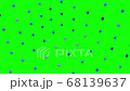 Blue cube that spreads and rotates 68139637