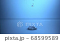 Drop of water falling in super slow motion 68599589