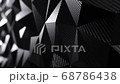 Carbon black triangular polygonal background loop 68786438
