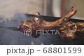 Lamb meat cooking on skewer, bbq, turkish kebab. High resolution video , 4k format. 68801599