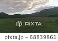 穿越草原的影像電影，無人機材料2 68839861