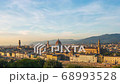 Florence cityscape skyline with sunset in Tuscany 68993528
