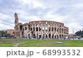 Time lapse of Colosseum the famous place of Rome city, Italy. 68993532