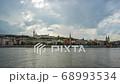 Budapest old city by Danube river in Hungary. 68993534
