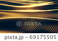 Carbon wave gold close-up pattern background loop 69175505