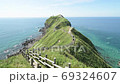 Cape Kamui in Shakotan town in summer 69324607