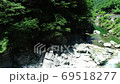 面河川深青の新緑(4K空撮)、面河ブルーを求めて 69518277