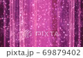 Pink glittering loop material 69879402