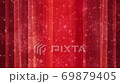 Red glittering loop material 69879405