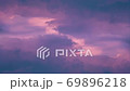 Purple sky Changing the formation of clouds 4k timelapse 69896218