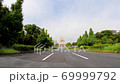 Parliament Building Drive Shot (Slow) Tokyo Cityscape 69999792