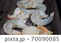海鮮焼き、ホットプレート、ジュージュー音あり 70090085