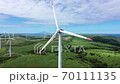 北海道　宗谷丘陵の風力発電 70111135