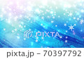 [循環]雪域水彩背景素材/閃光，顆粒，聖誕節 70397792