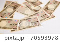 掉落10,000日元鈔票的視頻（推薦用於與貨幣和金融相關的背景） 70593978
