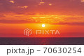 dramatic sunset at the Black Sea, time-lapse 4k DCI 60fps footage 70630254