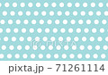 Polka dot pattern scroll light blue 71261114
