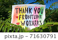 Thank you essential workers - words of gratitude  71630791