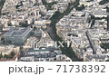 Aerial view of the streets of Paris (3) 71738392
