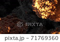 Explosion Background and Overlay  71769360
