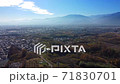 [4K鳥瞰圖]從甲府盆地1北部看的長崎市 71830701
