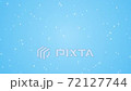 Snowfall on a blue background 2d animation hd resolution 72127744