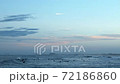 The sea at dusk 72186860