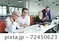 Brainstorming time of people in the light office 72450623