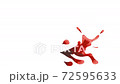 Hand drawn animation of color splash appearance in different colors. 72595633