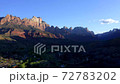 zion national park zion canyon utah by aerial drone  72783202