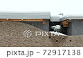 Residential area in winter 72917138
