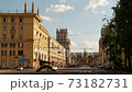 Summer day old town street. Timelapse Minsk Belarus 73182731