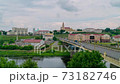 Historical center of Grodno, Belarus. Time lapse 73182746