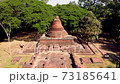 Old Muang Phichit Pagoda, the original from ancient times, the remains are now only the ruins that are still preserved as a historical monument to the new generation. Phichit, Thailand. 73185641