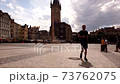 Prague, Czech Republic - July 22, 2020: Old Town Square,  an historic square in the Old Town quarter of Prague. Time Lapse 73762075