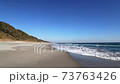 Quiet blue sea with nobody Toyohashi Ikobe Atsumi Peninsula 73763426