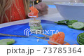 Cooking canapes in the kitchen at home 73785364