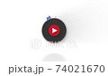 YouTube Like Button. Alpha Matte Channel 74021670