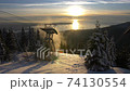 amazing view of vancouver from a ski resort 74130554