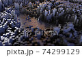 Big Data Concept 3D Motion Background 74299129