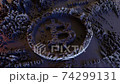Digital Cryptocurrency Motion Background 74299131