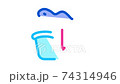 immerse in bath Icon Animation 74314946