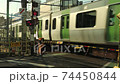 Yamanote line which runs the second Nakasato railroad crossing 74450844