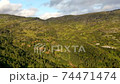 Aerial footage Timelapse of tjorhom cabins in mountain, tjorhom norway. 74471474