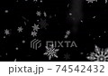 白雪皚皚的particles_loop_black背景 74542432