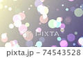 浮光的背景抽象粒子氣泡 74543528