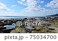 從左邊轉到沿海風光的風景，前往Heart美大島別墅海灘，心石 75034700