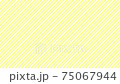 黄色　背景　斜めボーダー 75067944