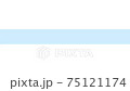 水色　背景　斜めボーダー　コピースペース 75121174